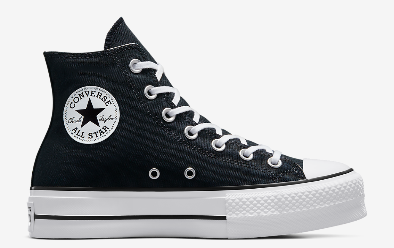 Converse chuck taylor all star star lift high platform black/Negro Plataforma