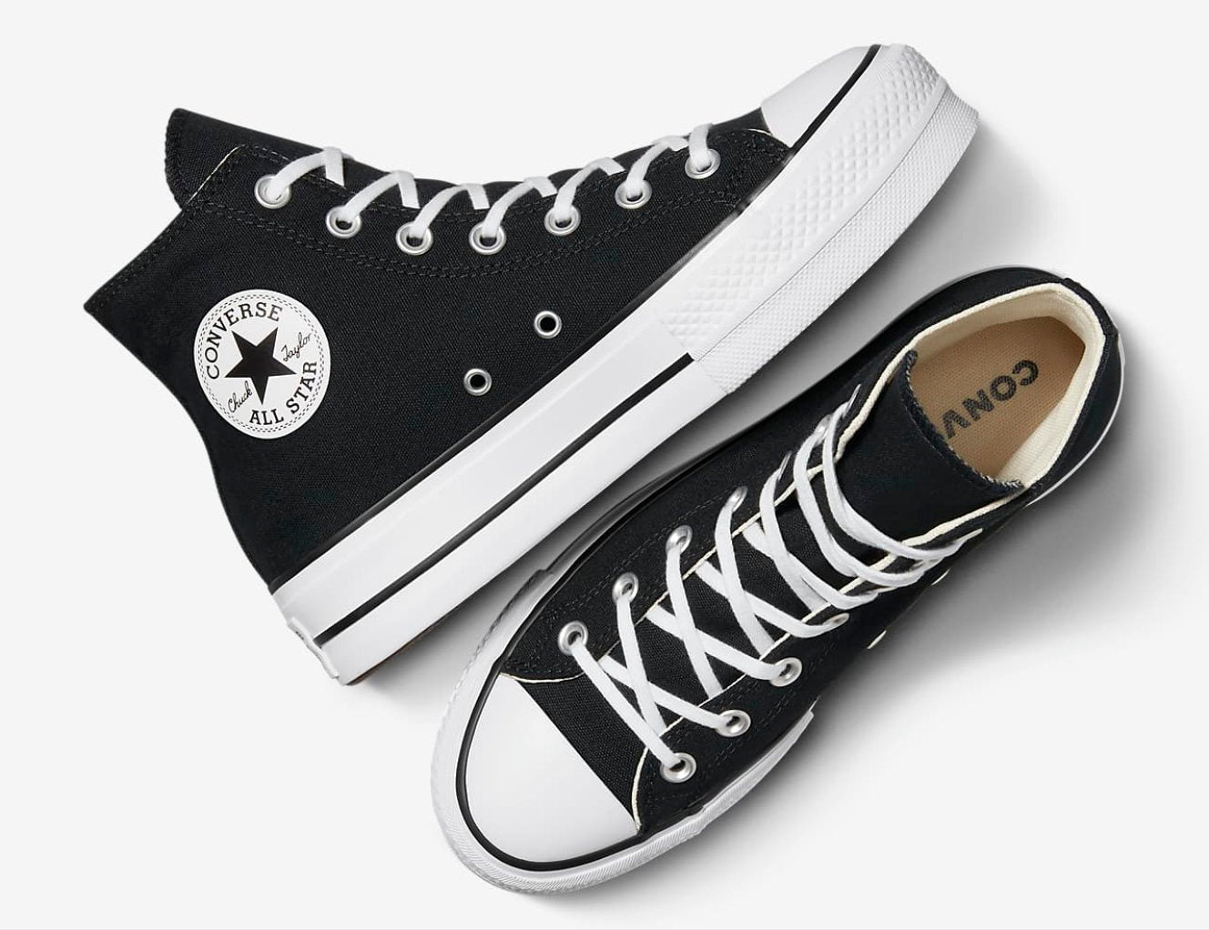 Converse chuck taylor all star star lift high platform black/Negro Plataforma