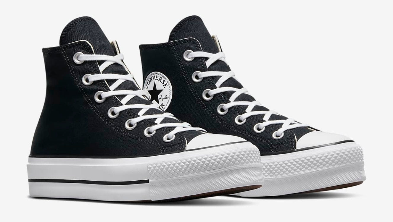 Converse chuck taylor all star star lift high platform black/Negro Plataforma