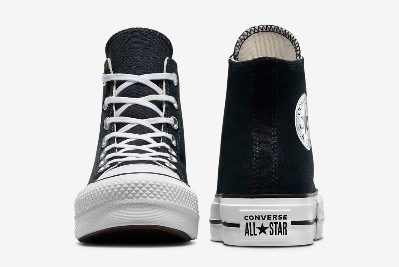 Converse chuck taylor all star star lift high platform black/Negro Plataforma