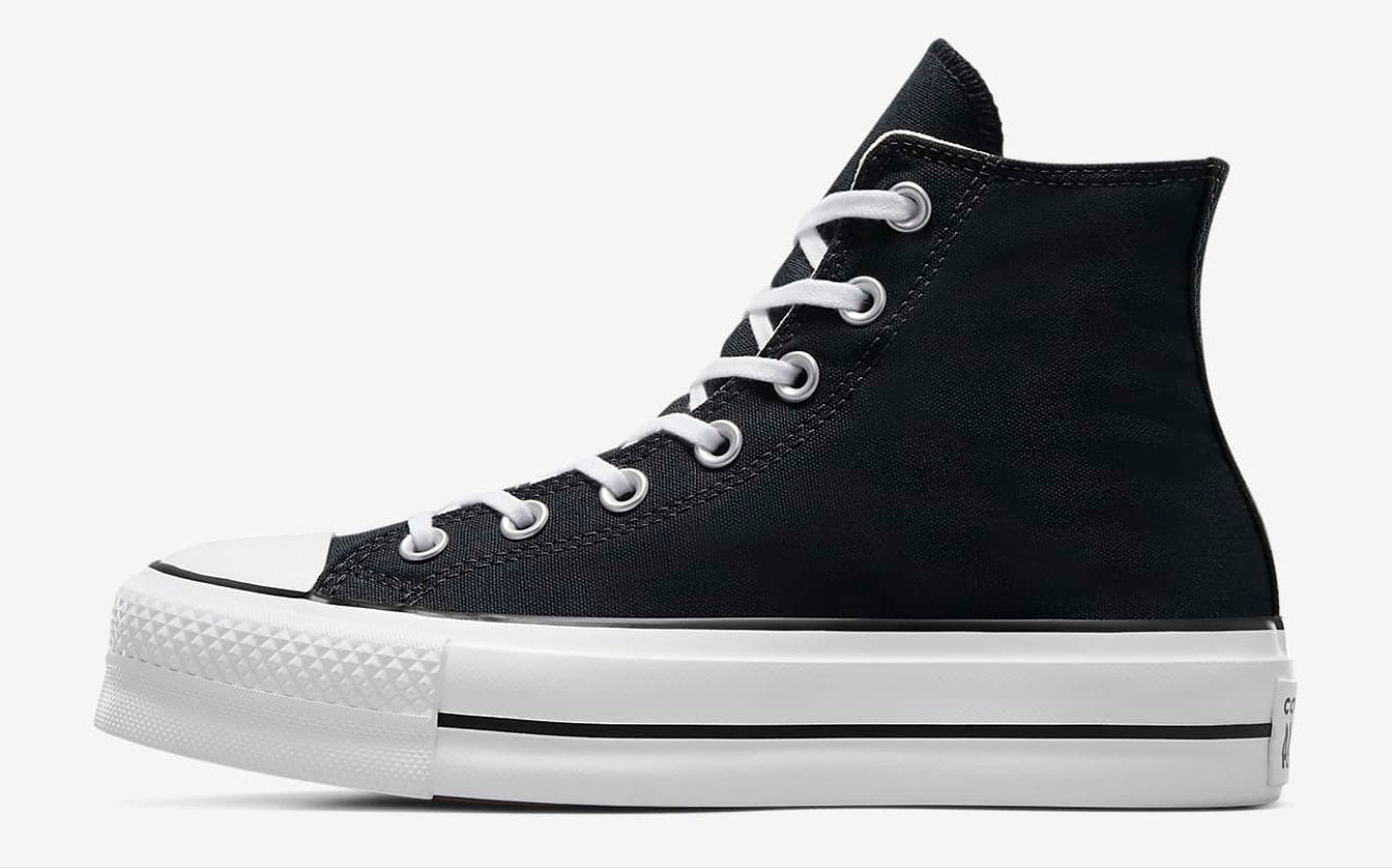 Converse chuck taylor all star star lift high platform black/Negro Plataforma