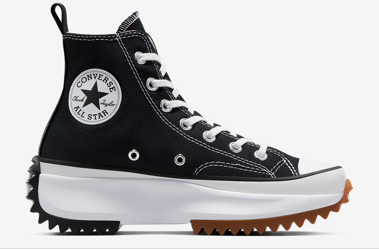 Converse all star platform run star hike black/Negro