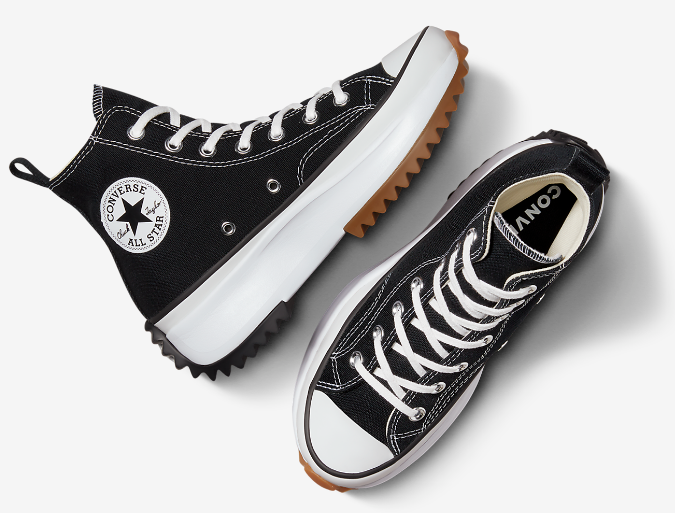 Converse all star platform run star hike black/Negro